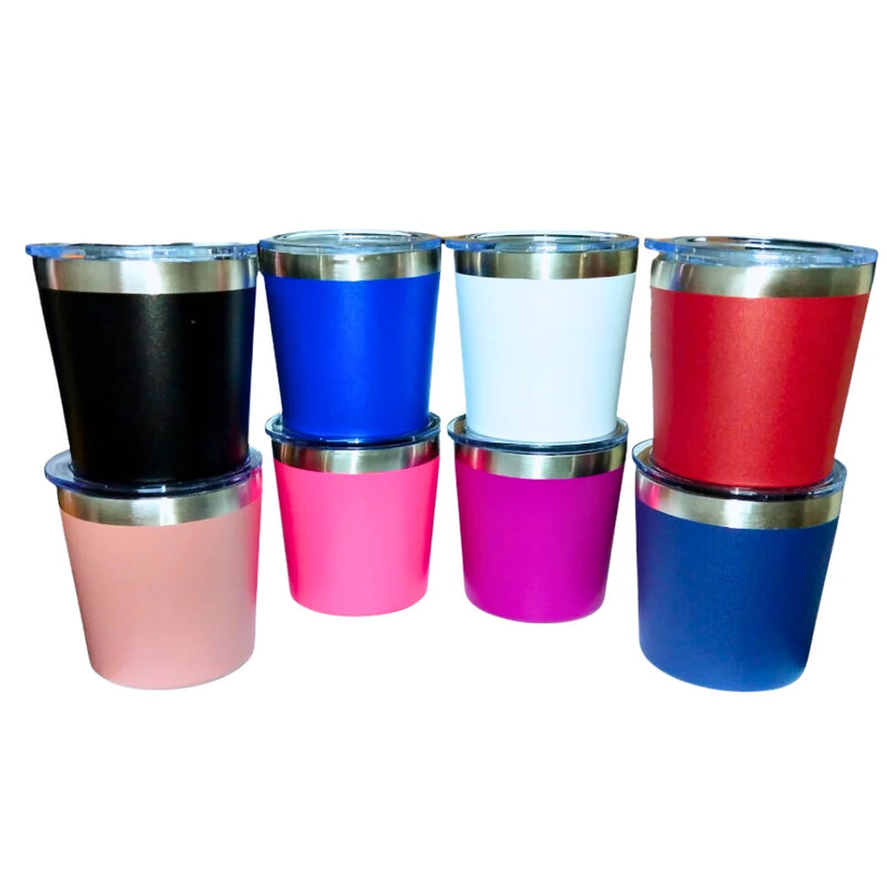 200ml Thermal Cuia Acrylic Lid Cup In Matte Stainless Steel